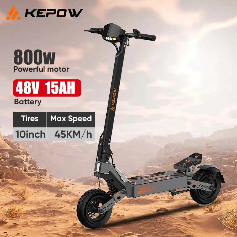 KEPOW F1 800W Foldable Electric Scooter, 45KM/H, 48V 15Ah