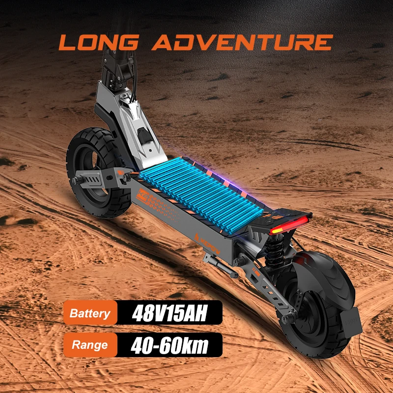KEPOW F1 800W Foldable Electric Scooter, 45KM/H, 48V 15Ah