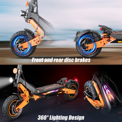 KEPOW K3 Master Dual 1200W Electric Scooter, 65KM/H, 52V 25Ah