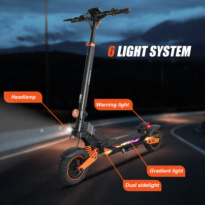 KEPOW K2 Max 1000W Electric Scooter, 50KM/H, 48V 20Ah