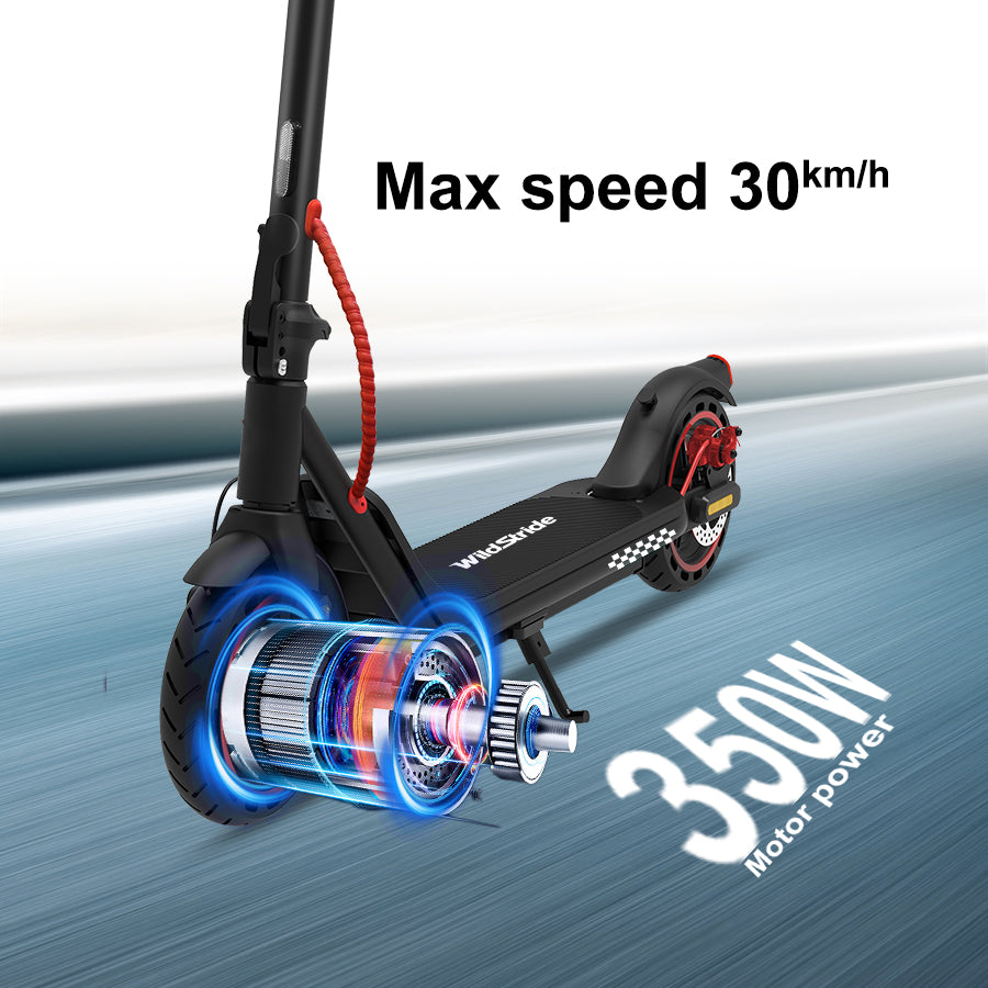 WildStride WI2 350W Foldable Electric Scooter, 25KM/H, 30KM Range