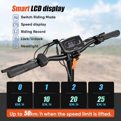 KEPOW K2 Max 1000W Electric Scooter, 50KM/H, 48V 20Ah