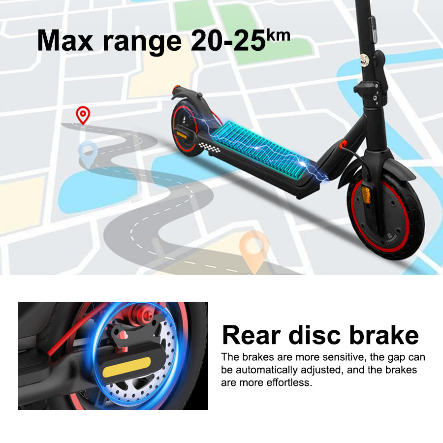 WildStride WI2 350W Foldable Electric Scooter, 25KM/H, 30KM Range