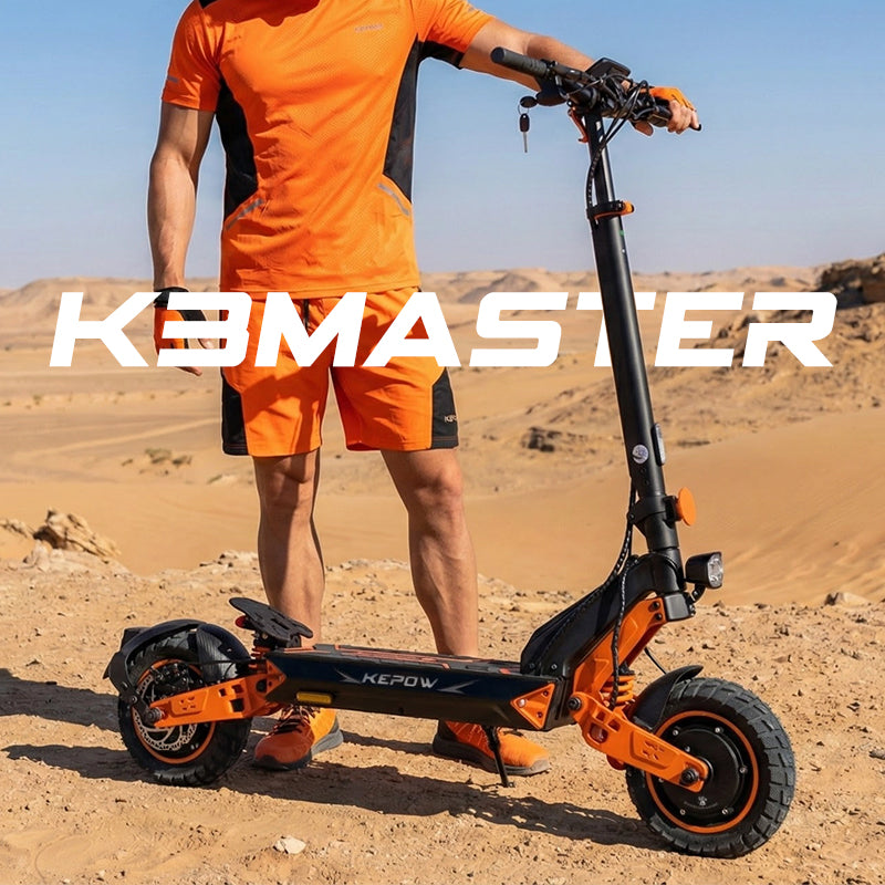 KEPOW K3 Master Dual 1200W Electric Scooter, 65KM/H, 52V 25Ah