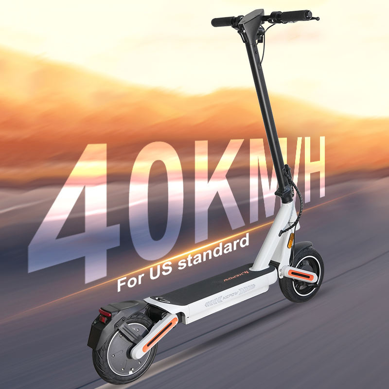 KEPOW E12 Adult Electric Scooter, 500W 48V, 40KM/H Speed, Foldable & APP Control